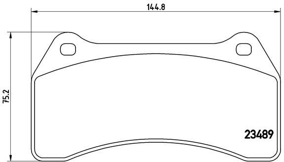 BREMBO Brake pad set P 36 014 - Brake Pads