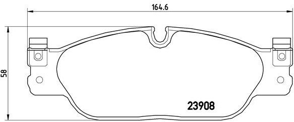 BREMBO Brake pad set P 36 021 - Brake Pads