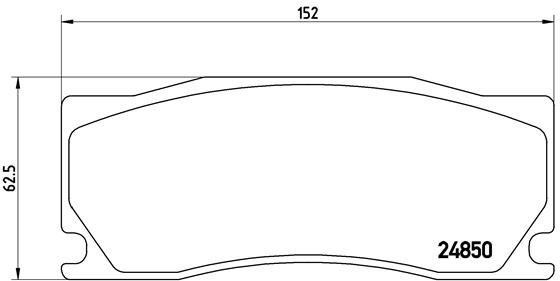 BREMBO Brake pad set P 36 023 - Brake Pads