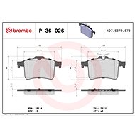 BREMBO Brake pad set P 36 026 - Brake Pads
