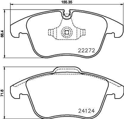 BREMBO Brake pad set P 36 030 - Brake Pads