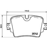 BREMBO Brake pad set P 36 033 - Brake Pads