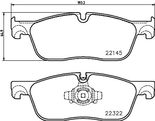 BREMBO Brake pad set P 36 035 - Brake Pads