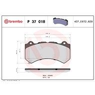 BREMBO Brake pad set P 37 018 - Brake Pads