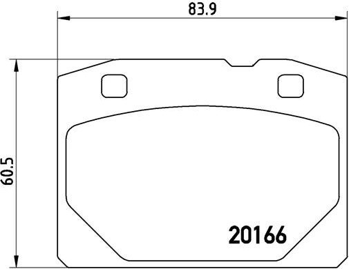 BREMBO Brake pads P 41 001 - Brake Pads