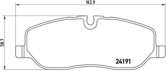 BREMBO Brake pad set P 44 014 - Brake Pads