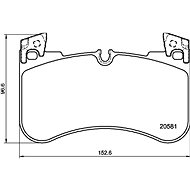 BREMBO Brake pad set P 44 029 - Brake Pads