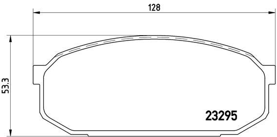BREMBO Brake pads P 49 022 - Brake Pads