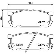 BREMBO Brake pad set P 49 030 - Brake Pads