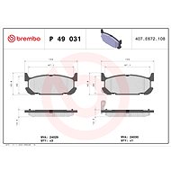BREMBO Brake pad set P 49 031 - Brake Pads