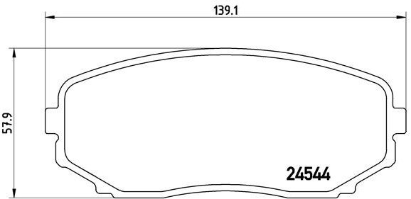 BREMBO Brake pads P 49 040 - Brake Pads