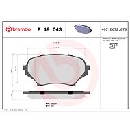 BREMBO Brake pad set P 49 043 - Brake Pads