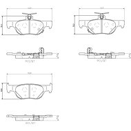 BREMBO Brake pad set P 49 064 - Brake Pads