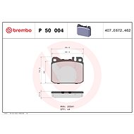 BREMBO Brake pad set P 50 004 - Brake Pads