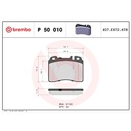 BREMBO Brake pad set P 50 010 - Brake Pads