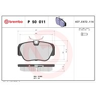 BREMBO Brake pad set P 50 011 - Brake Pads