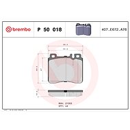 BREMBO Brake pad set P 50 018 - Brake Pads