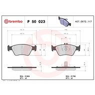 BREMBO Brake pad set P 50 023 - Brake Pads