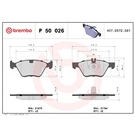 BREMBO Brake pad set P 50 026 - Brake Pads