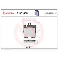 BREMBO Brake pad set P 50 033X - Brake Pads