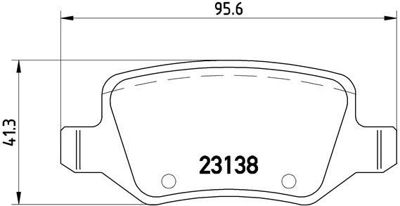 BREMBO Brake pad set P 50 058 - Brake Pads