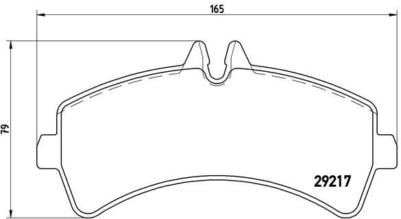 BREMBO Brake pad set P 50 060 - Brake Pads