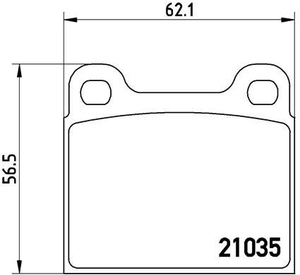 BREMBO Brake pad set P 50 066 - Brake Pads