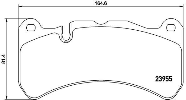 BREMBO Brake pad set P 50 092 - Brake Pads