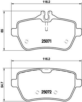 BREMBO Brake pad set P 50 103 - Brake Pads