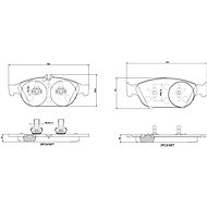 BREMBO Brake pad set P 50 106 - Brake Pads
