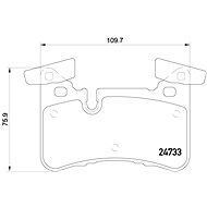BREMBO Brake pad set P 50 110 - Brake Pads