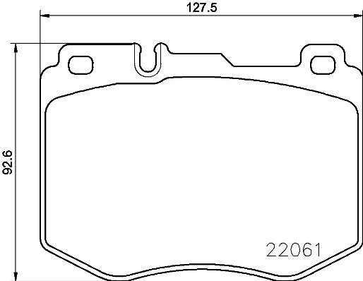 BREMBO Brake pad set P 50 120 - Brake Pads