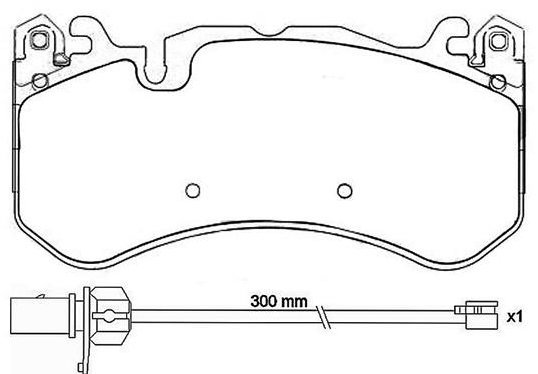 BREMBO Brake pad set P 50 127 - Brake Pads