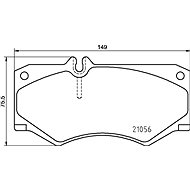 BREMBO Brake pad set P 50 134 - Brake Pads