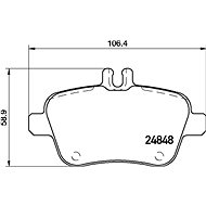 BREMBO Brake pad set P 50 135 - Brake Pads