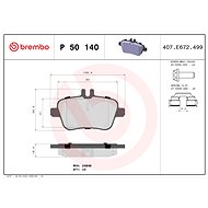 BREMBO Brake pad set P 50 140 - Brake Pads