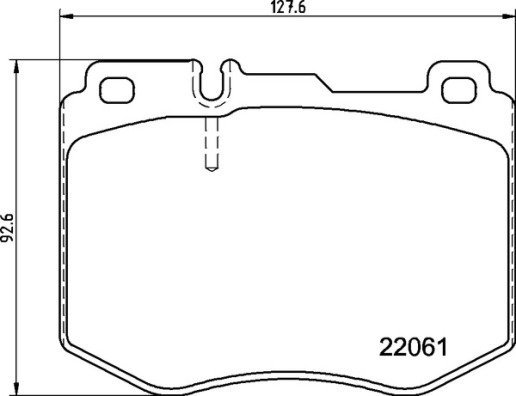 BREMBO Brake pad set P 50 145 - Brake Pads