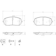 BREMBO Brake pad set P 50 152 - Brake Pads