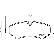 BREMBO Brake pad set P 50 155 - Brake Pads