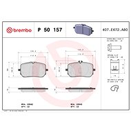 BREMBO Brake pad set P 50 157 - Brake Pads
