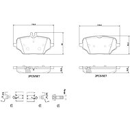 BREMBO Brake pad set P 50 162 - Brake Pads