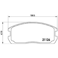BREMBO Brake pad set P 54 009 - Brake Pads