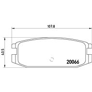 BREMBO Brake pads P 54 011 - Brake Pads