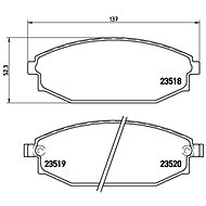 BREMBO Brake pad set P 54 027 - Brake Pads