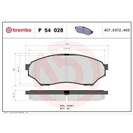 BREMBO Brake pad set P 54 028 - Brake Pads