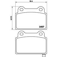 BREMBO Brake pad set P 54 052 - Brake Pads