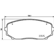 BREMBO Brake pad set P 54 060 - Brake Pads