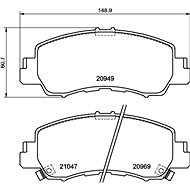 BREMBO Brake pad set P 54 061 - Brake Pads