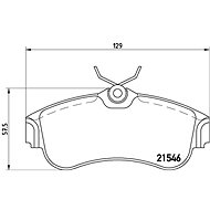 BREMBO Brake pad set P 56 022 - Brake Pads