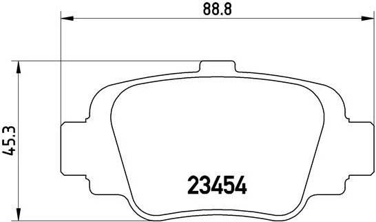 BREMBO Brake pad set P 56 032 - Brake Pads
